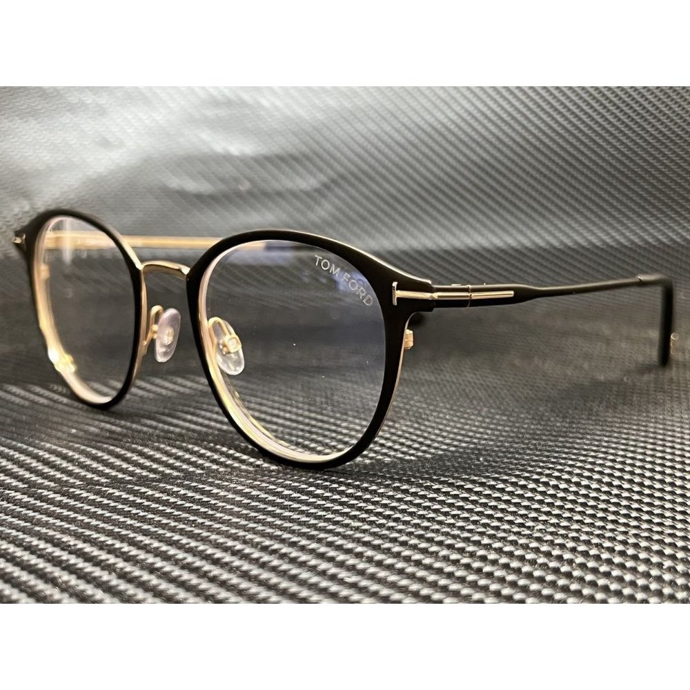 Tom Ford Rose Gold Round Sunglasses
